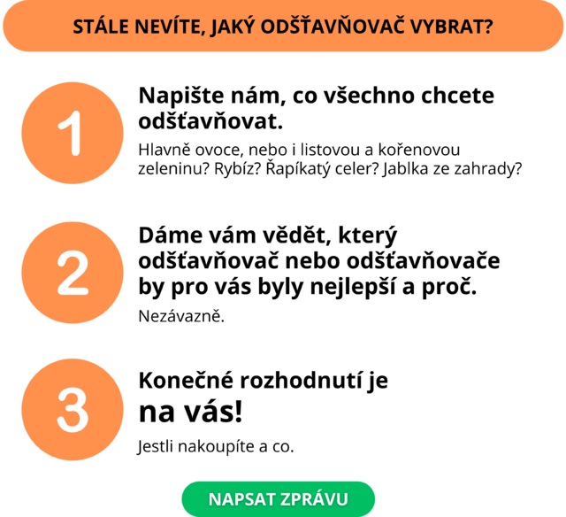 jak vybrat odšťavňovač